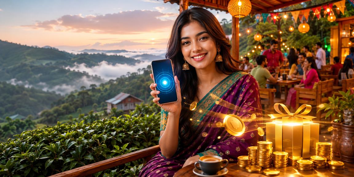 বান্দরবানের চা বাগানে মোবাইলে ক্যাসিনো অ্যাকাউন্ট ব্যবহার করছেন একজন ব্যবহারকারী