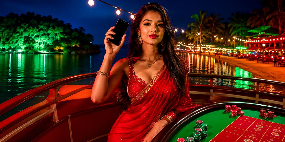 কক্সবাজারে শাড়ি পরে আন্দার বাহার খেলছেন একজন বাংলাদেশি নারী