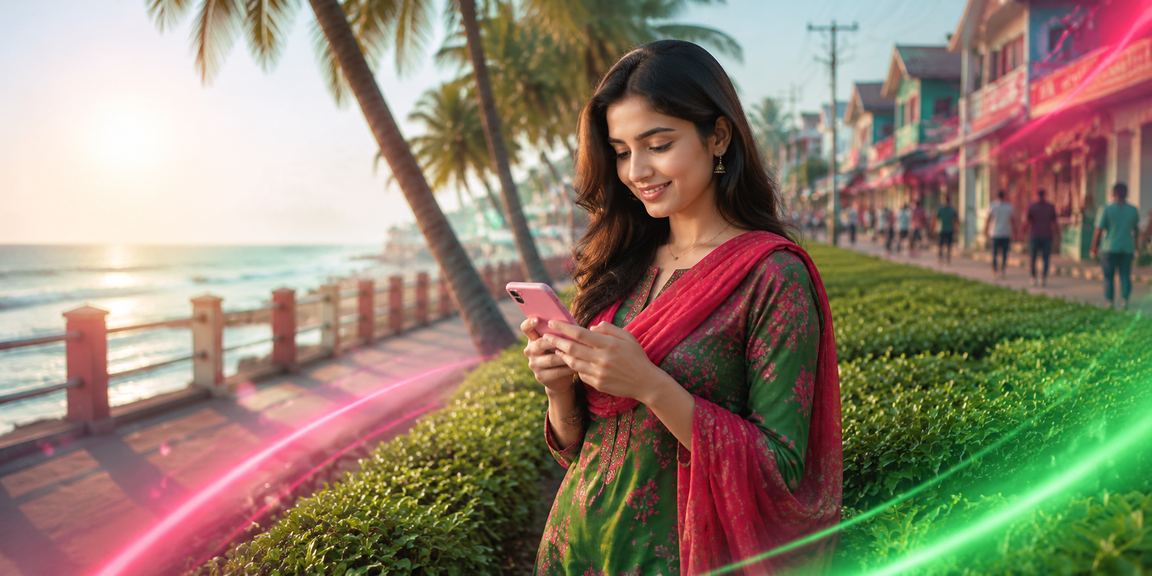 কুমিল্লায় মোবাইলে পেমেন্ট করে গেম খেলছেন একজন ব্যবহারকারী